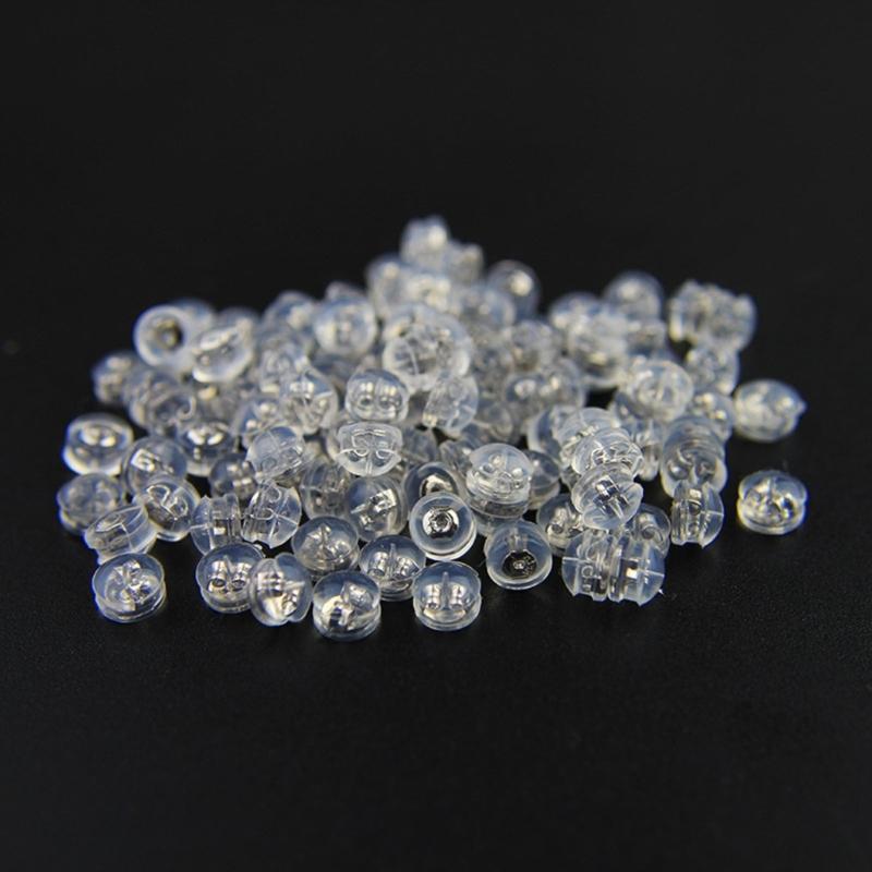 20pcs Silicone Earring Backs Comfortable Hypoallergenical Allergy Free Ear Plugs Earrings Fasteners for Daily Wear