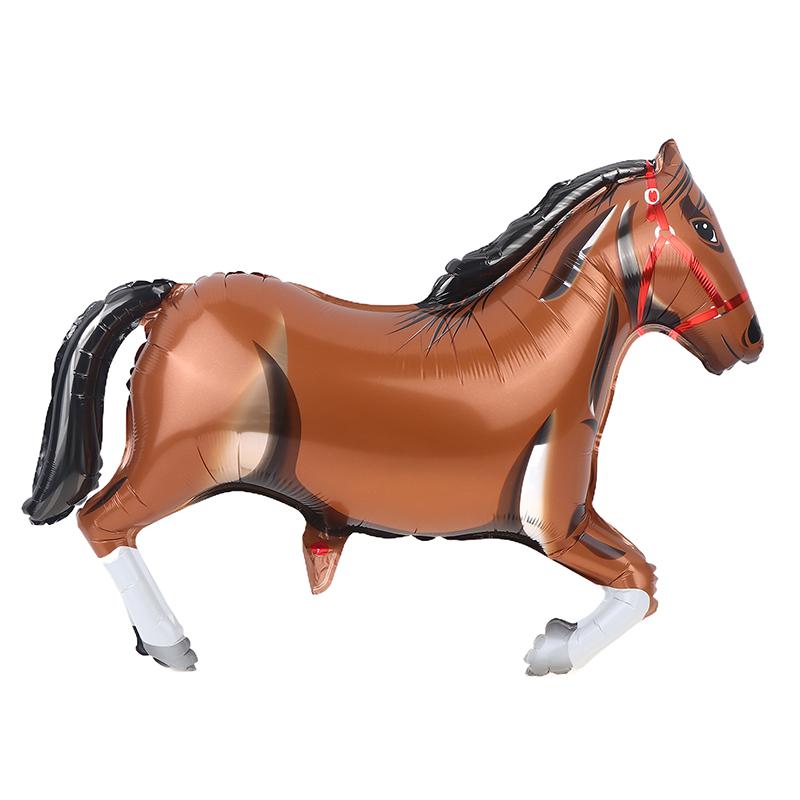 5Pcs/Set Western Cowboy Horse Boots Hats Star Foil Balloon Boys Birthday Party Baby Shower Decoration 2026  Year Supplies