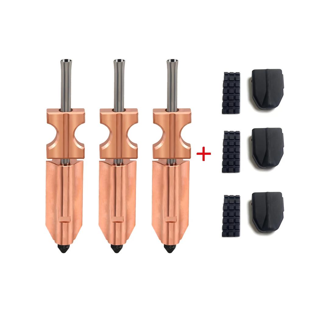 Nozzle For Flashforge AD5X New Version Upgraded Bimetallic Hardened Steel Nozzles 0.2/0.4/0.6/0.8mm 3D Printer Replacement Parts