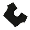 Underarm Sweat Vest Short Sleeve Sweat Absorption Pullover Design Washable Armpit Sweat Vest for Woman Girls Black L