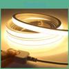 Cabinet Under Ultra Led Bright Lights Dc24v Cob 320ledsm Neon Strip Waterproof Kitchen Closet Cupboard Backlight Night Lighting With Eu Plug