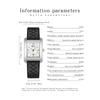 Women's Quartz Watch with Diamond Pattern Dial Stainless Steel Strap Waterproof Calendar Women Watch