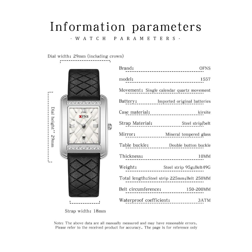 Women's Quartz Watch with Diamond Pattern Dial Stainless Steel Strap Waterproof Calendar Women Watch