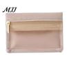 Portable Accessory Pouch Jewelry Storage Bag, Flannel Organizer Case with Transparent Window And Stain Resistant Fabric Smooth Zipper, Compact
