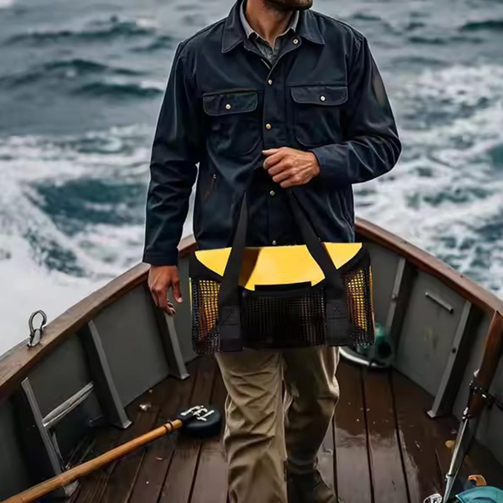 

Fishing Lures Bag Iron Plate Organizer Gear Convenient Freshwater Saltwater Accessories жовтий