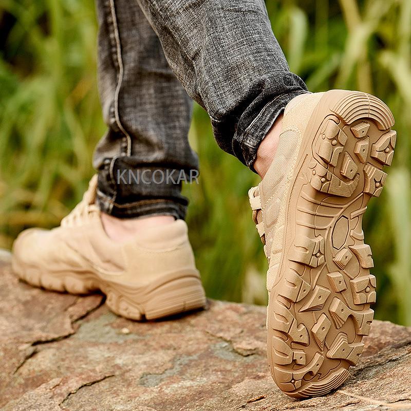 Cloth faced outdoor hiking shoes, men's anti-skid and wear-resistant hiking shoes, breathable sports, leisure and tourism shoes