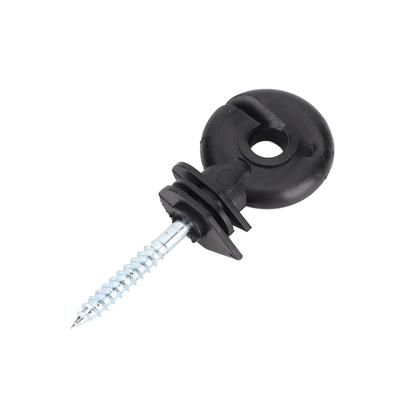 Black Field Screw In Insulating Wooden Posts 100 Pieces for Electric Fencing with   Wires To Prevent Electric Shorts   Animals