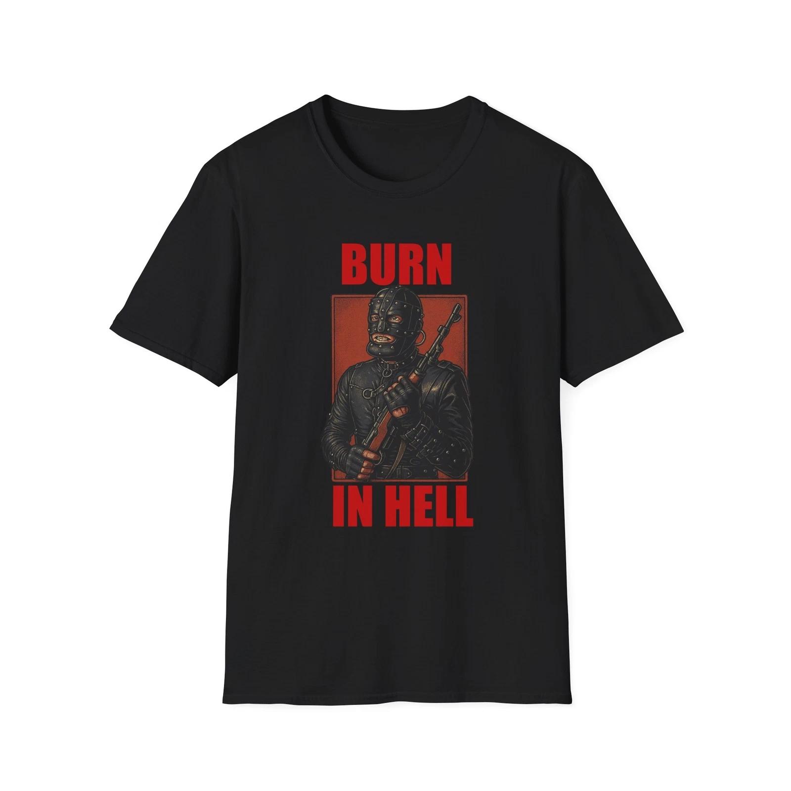 Men s and Women s T-shirts People Under the Stairs Burn in Hell Tee, XS