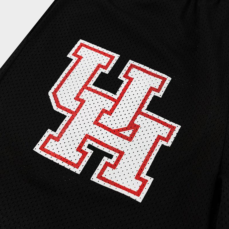 Unisex Amerikanische EE Schnelltrocknende Mesh-Sportshorts zum Laufen & Radfahren - Oberhalb des Knies