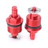 CNC Motorbike Front Shock Absorber Screw Cover Cap Preload Adjusters Fork Bolts For Honda CBF125 31MM Aluminum