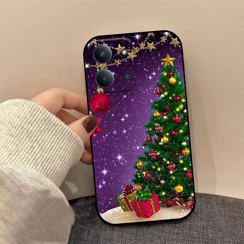 Shockproof Case For Xiaomi Redmi 15C 15 14C 13C 13 A5 A3  A1 A2 Plus Soft TPU Silicone Bumper Christmas Painting Phone Cover