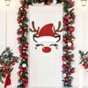 Removable Window Static Stickers Non-woven New Year Stickers New Christmas Door Stickers  Christmas