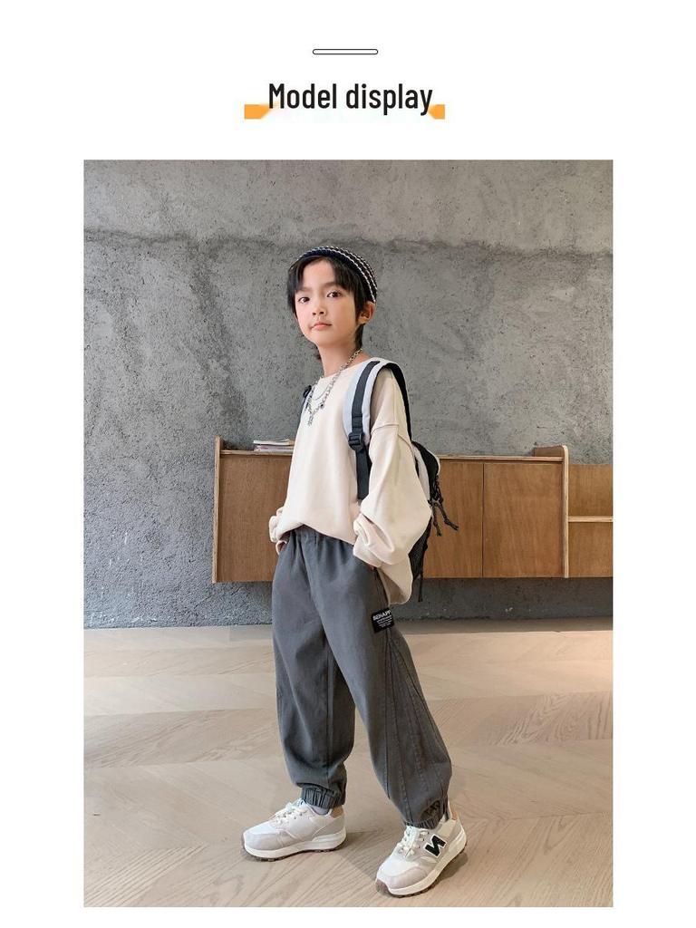 Jungen Frühling & Herbst Freizeit-Jogginghosen - 2025 Kollektion für Mittlere & Große Kinder