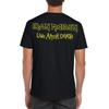 Bandmuster Bedrucktes T-Shirt Herren Sommer Lässig Vielseitig Bequem Locker Kurzärmelig Baumwolle Rundhals Oberteil Herrenbekleidung