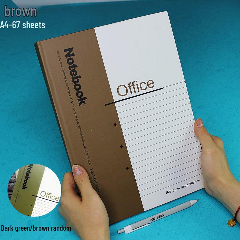 Großes Hardcover-Notizbuch - A4/B5/A5 Schülerheft, Tagebuch, Kassenbuch