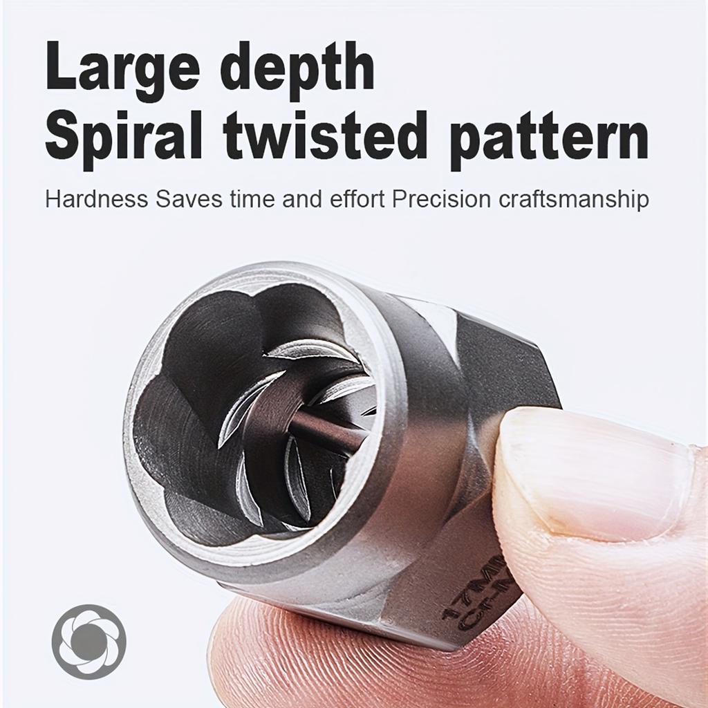14pcs Nut Extractor, Anti-tooth Sleeve, Sliding Tooth Sleeve, ScrewDamaged Nut Screw Cap Extractor