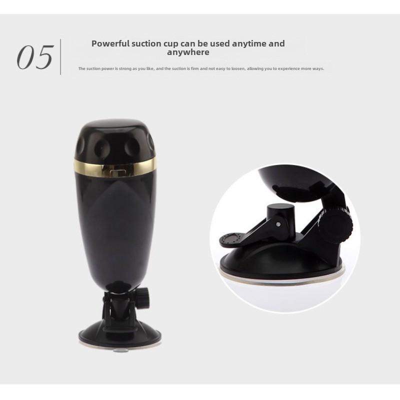 Hands Free Suction Bullet Vibrating Masturbator Hands Free Workout Masturbator Inverted Mold Apparatus Adult Sex Products