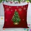 Set of 5 Cushion Covers 30.48 Cm Christmas Decorations Cushion Cover for Sofa Xmas Theme Cushion Cover