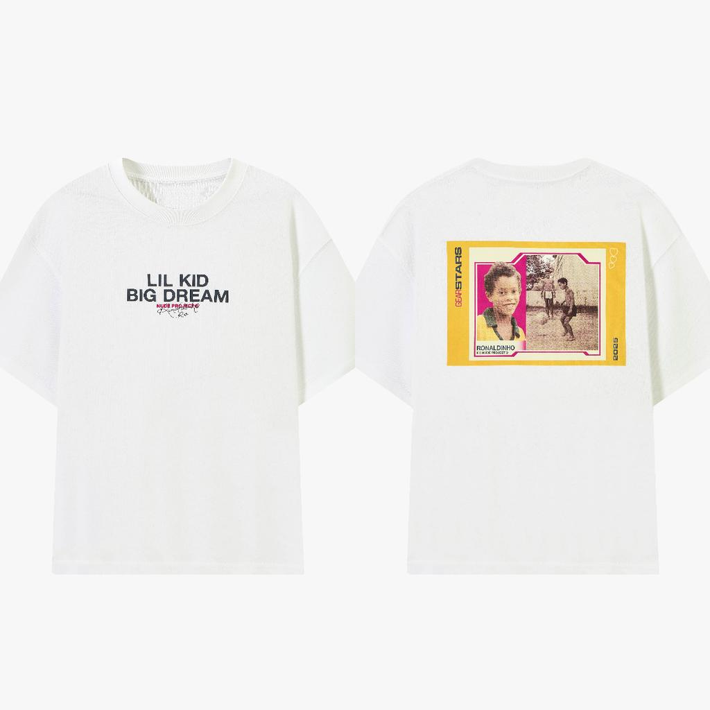 Ronaldinho Printing T-shirt Men's Women's Summer Oversize Loose Cotton Street Trend Brand Top Comfortable Oversized Female Male Clothing