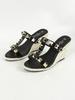 Fashion 12cm Sexy Braided Hemp Rope Wedge Sandals Women's High Heel Slippers - Summer Beach Platform Design