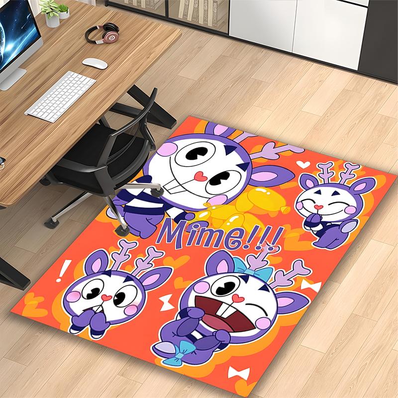 1pc Cute Baby Cartoon Carpet for Room Floor Mat, Comfortable Office Chair Printed Area Rug, Beautiful Hotel Rug