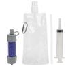 Зовнішня соломинка-фільтр для води з сумкою Комплект Міні-очищувач води для кемпінгу, піших походів, надзвичайних ситуацій