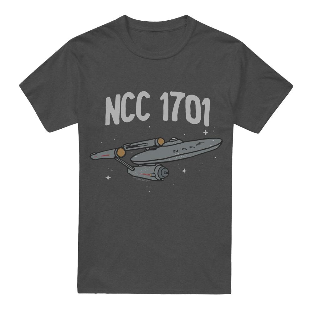 Star Trek Unisex Adult The First Enterprise T-Shirt
