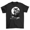 Majestic Moon Bonsai Tree T-Shirt - Funny Zen Vibes! Unisex Tee, Soft Cotton, Un