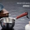 ZISIZ 304 Stainless Steel Oil Heating/Pouring Pot - 200ml (2-Pack)