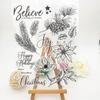 15x20.5 Christmas Pine Clear Stamps Transparent Seal Silicone Seal TPR Christmas Wedding Roller Stamps DIY Scrapbook Album Card