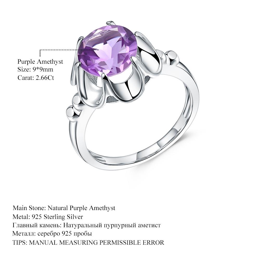 Natural Topaz Ring For Women, Camellia Fresh And Sweet S925 Sterling Silver Inlaid Natural Colored Treasure Ring