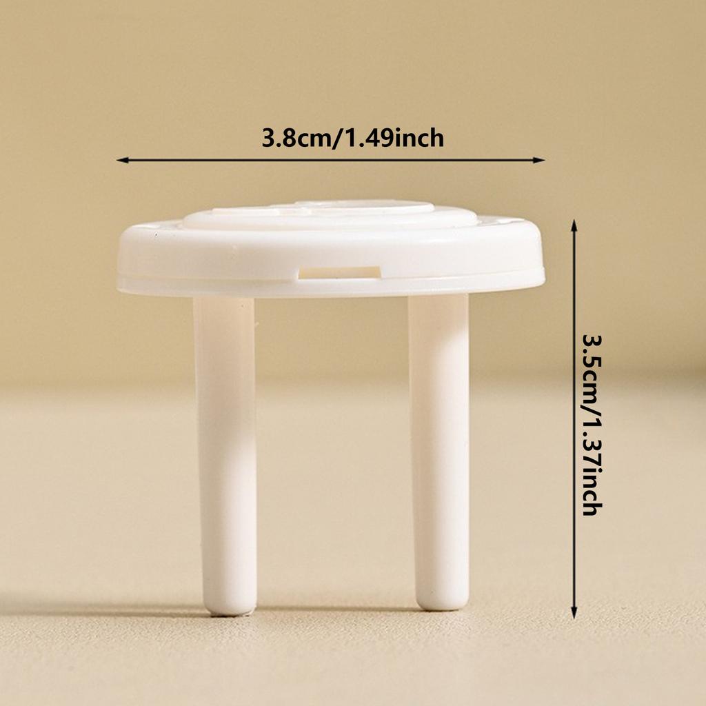 Baby Proof Plug Cover 10 Pieces Socket Protector with Concealed Handle for Toddler Safety Electric Shock Prevention