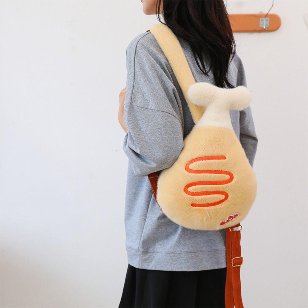 

Stuffed Cartoon Crossbody Bag Large Capacity Anime School Bag Kids Birthday Gift