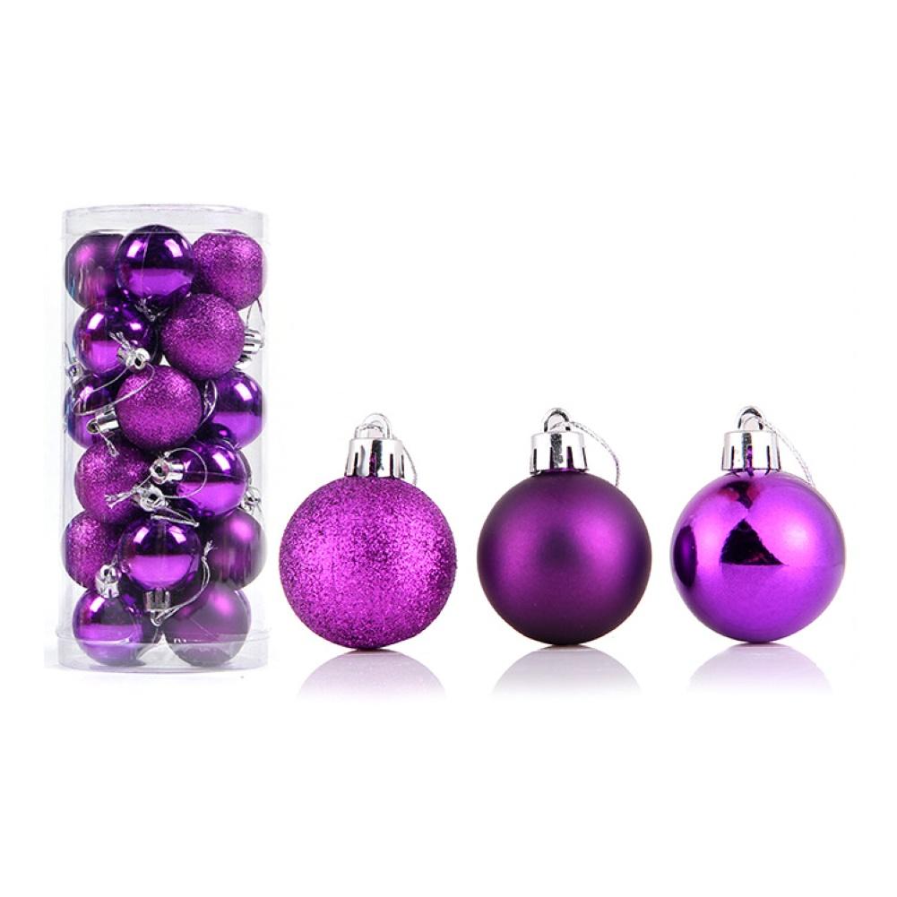 Christmas Hanging Ball Pretty Electroplating Mini Christmas Hanging Ball Xmas Party Ornament Ball Pendant Christmas Ball Home Decor