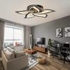 IRALAN Modern Ceiling Pendant Chandelier Decoration Home Lamps for Room Kitchen Home Three-color Dimming LED Ceiling