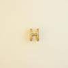 Korean Style Elegant Copper Pendant Necklace with Zircon Inlaid Letter H - Versatile Fashionable Accessory for Women