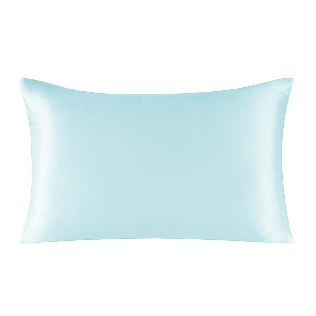 One Side 100% Mulberry Silk Pillowcase with Hidden Zipper Solid Color Pillow Case for Sleep and Skin Care