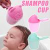 Cute Cartoon Baby Bath Caps Toddle Shampoo Cup Children Bathing Bailer Baby Shower Spoons Child Washing Hair Cup Kids Bath Tool