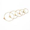 20pcs Gold Color Stainless Steel Ear Wire Earring Hooks Connector DIY Jewelry Making Accessories Crafts Dangle Hoop Components