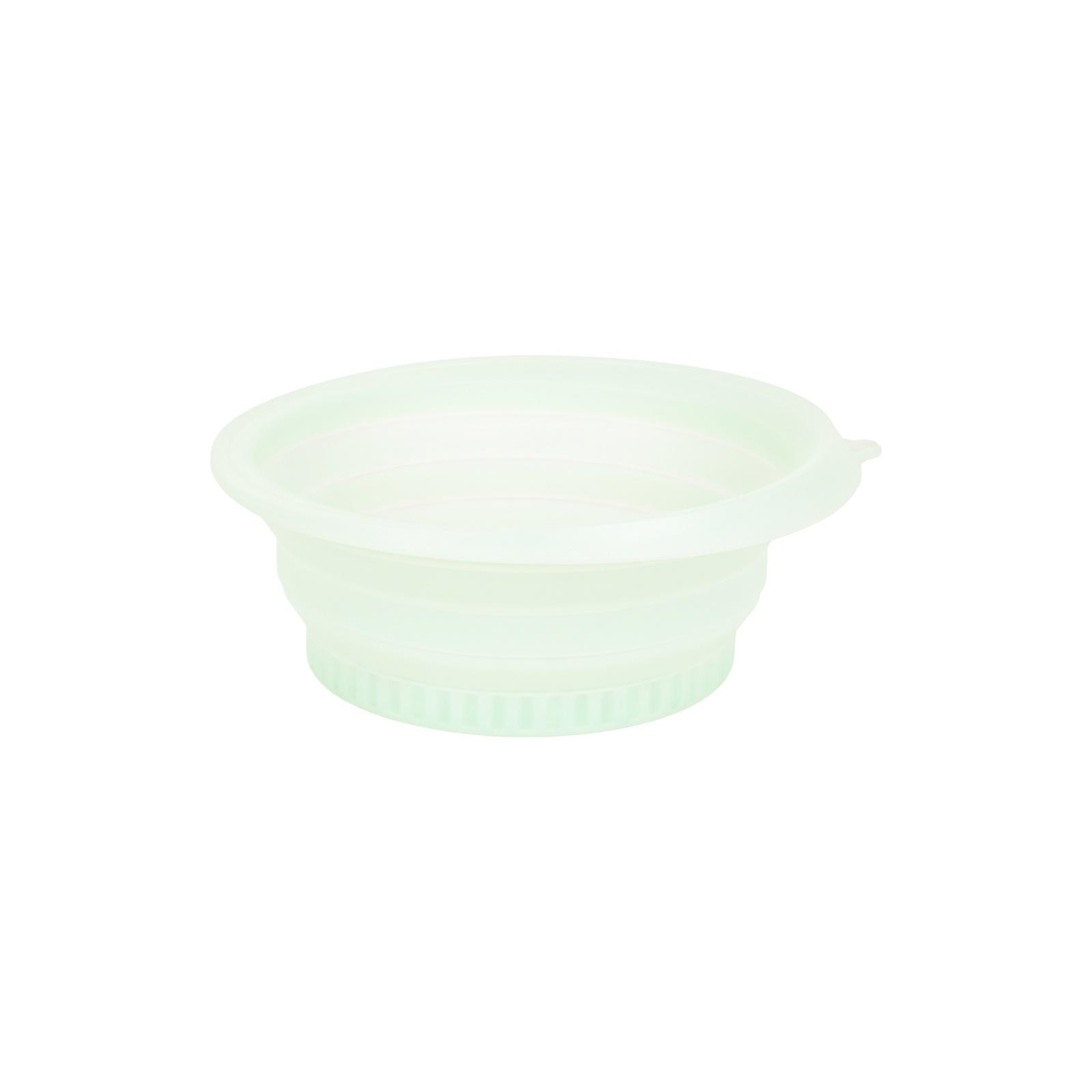 

Collapsible Silicone Face Washing Basin with Ice Cube Tray Foldable Portable Soft Material for Cold Compress and Care Use One Size зелений