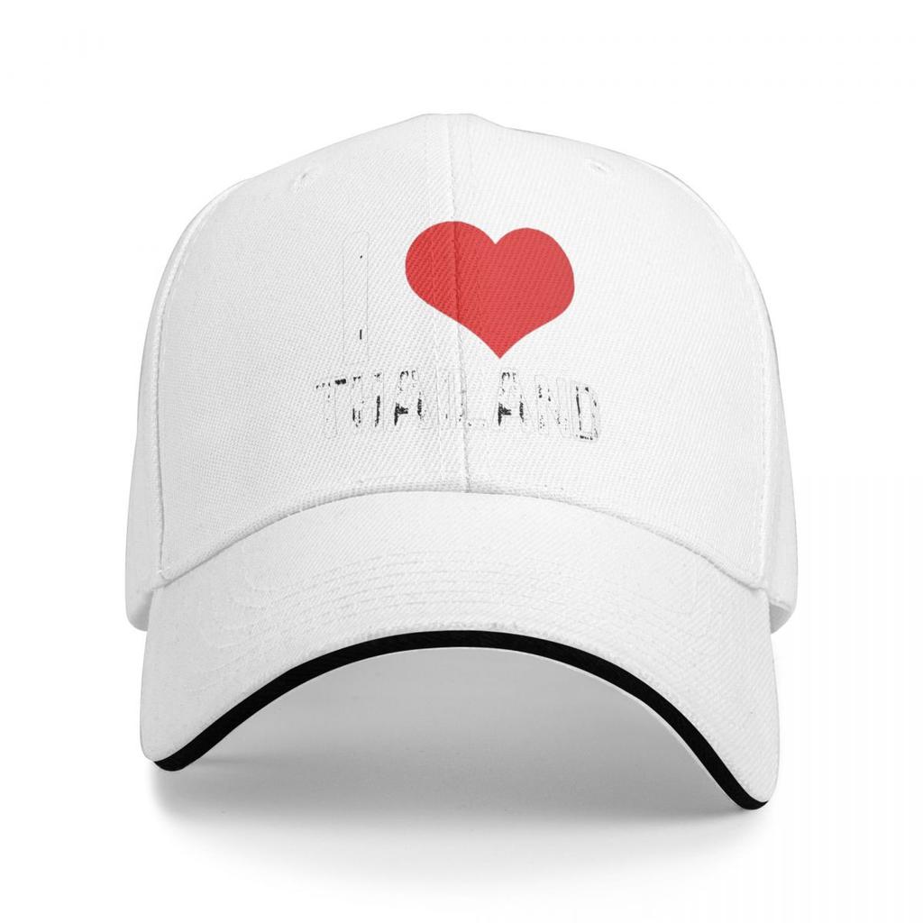 I Love Thailand Baseball Caps Snapback Baseball Hats Breathable Casual Casquette Outdoor Unisex