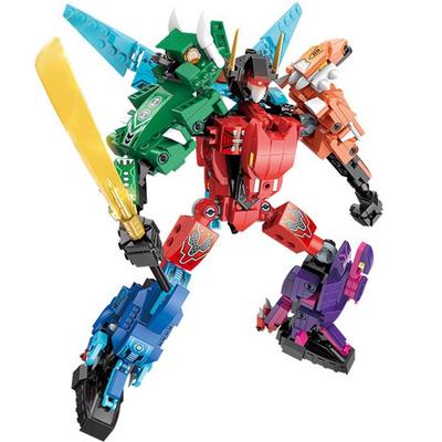 Pi 6 General Dinosorian Robot Transformers Kompatibilný blok, zmiešaná fáza
