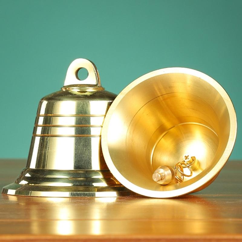 Premium Clear Sounding Copper Engraved Bell Large Carved Bell Hanging Ornament for Art Home Decors and Cultural Event