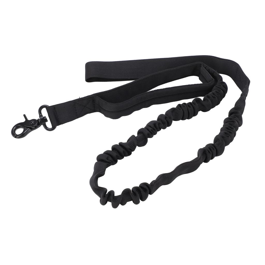 Heavy Duty Bungee Dog Leash Elastic s Rope with 2 Padded Control Handles for Military Dog Training Night Walking