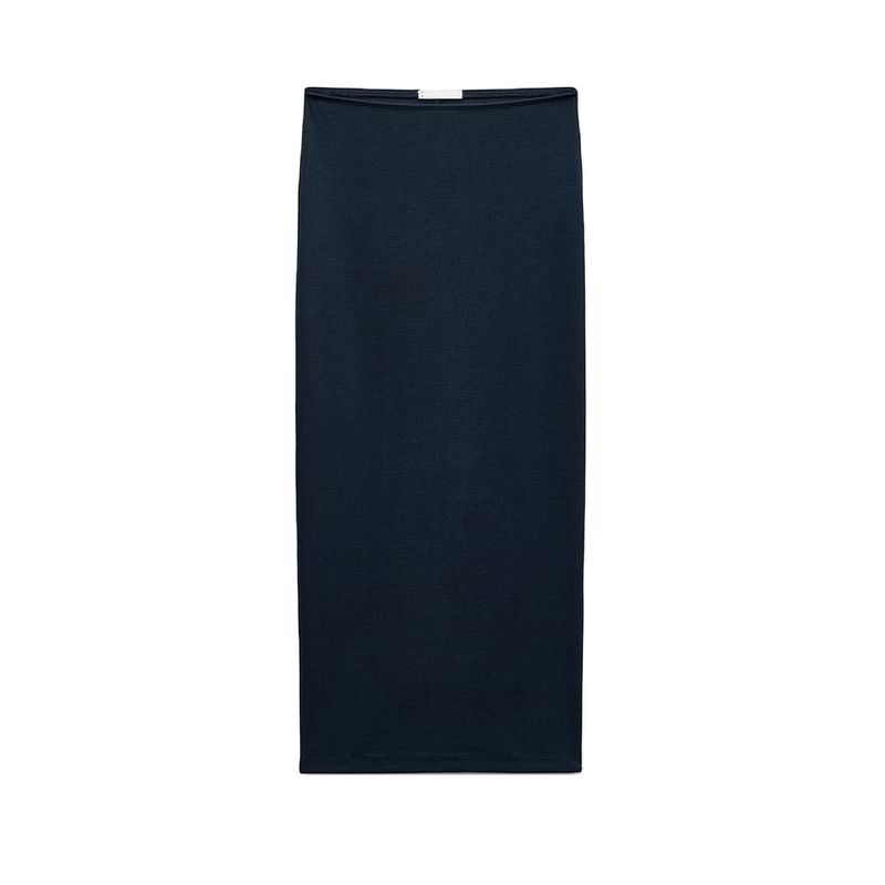 Spring New Women's Clothing Easiest for Match Midi Dress 0264323 Soft Asymmetric off-Shoulder Tops 0264322