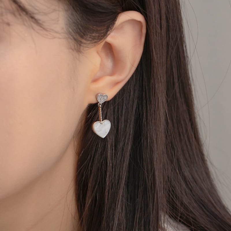 GETMEBLING two heart earring