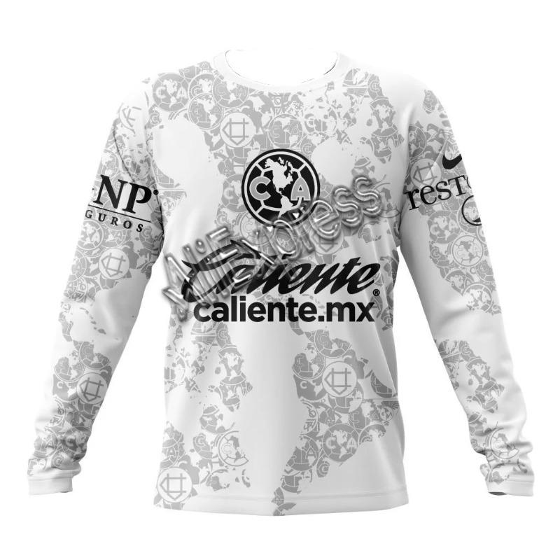Pop Style League MX Club America Special Edition Sport- und Freizeit-Motorradfahren Langarm Herren-T-Shirts