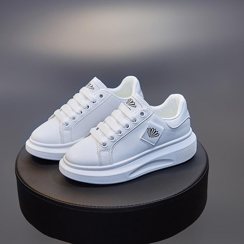 2021 Autumn New Platform Sneakers Women's White Shoes Casual Running Shoes