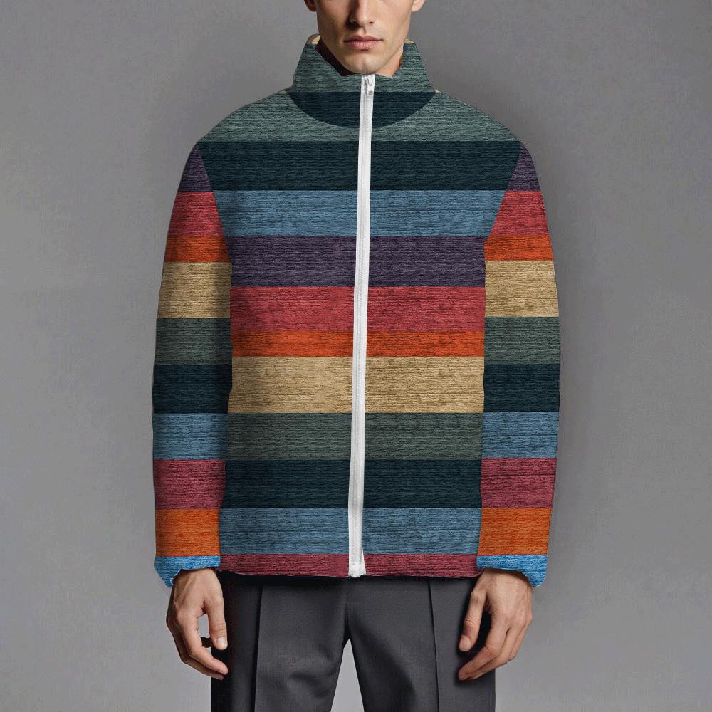 2025 New Men's Autumn and Winter Clothing Zipper Long-sleeved Loose Cotton Clothing Men's Cotton-padded Jacket Men's Jacket Winter Clothing