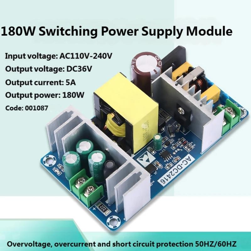 180W Powerful Industrial Power Supply Module with over Voltages Protections and 36V Output Suitable for Commercial Use
